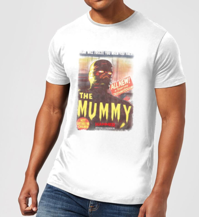 Hammer Horror The Mummy Men's T-Shirt - White - L