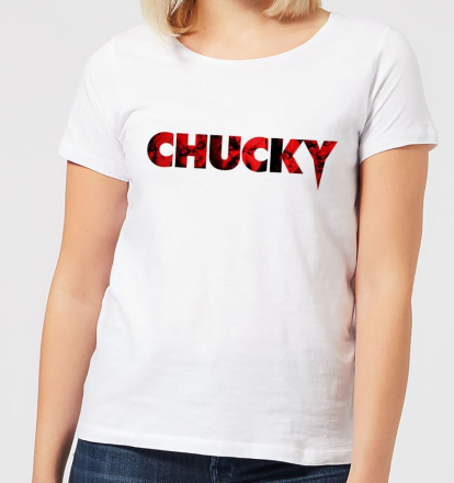 Chucky Logo Women's T-Shirt - White - L - White