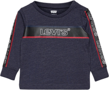 Lvb Long Slv Graphic Tee Shirt T-shirts Long-sleeved T-shirts Blå Levi's*Betinget Tilbud