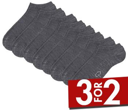Pierre Robert Strømper 8P Wool Low Cut Socks Grå Str 37/40