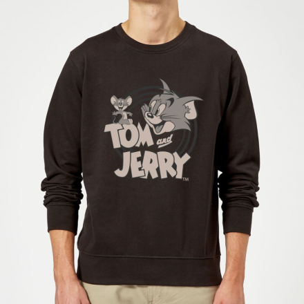 Tom & Jerry Circle Pullover - Schwarz - M