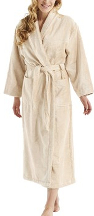 Damella Modal Terry Robe Sand X-Large Damen