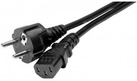 EXC AC Power Cord / Nätkabel / Apparatsladd 1.8m Black