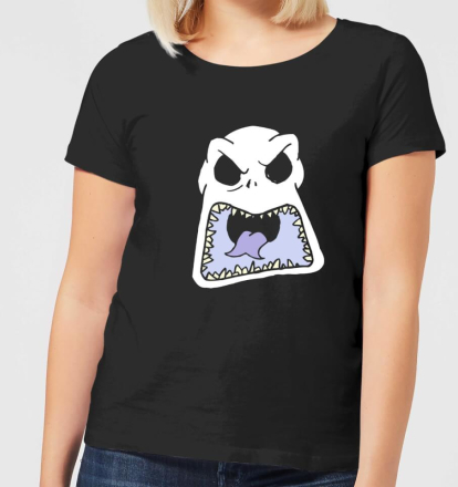 Nightmare Before Christmas Jack Skellington Angry Face Women's T-Shirt - Black - XXL