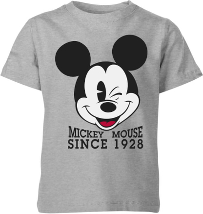 Disney Since 1928 Kids' T-Shirt - Grey - 9-10 Years