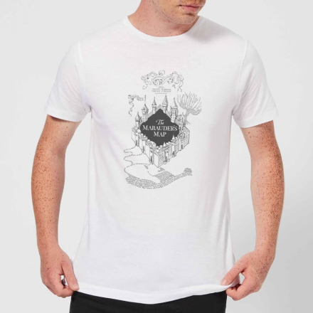 Harry Potter The Marauder's Map Men's T-Shirt - White - L
