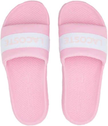 Lacoste Women Logo Slides Pink