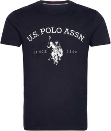 Uspa T-Shirt Archibald Men Tops T-Kortærmet Skjorte Navy U.S. Polo Assn.