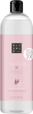 The Ritual Of Sakura Refill Hand Wash Beauty WOMEN Home Hand Soap Hand Wash Refill Nude Rituals*Betinget Tilbud