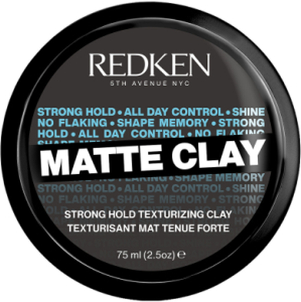 Redken Styling Matte Clay 75Ml Styling Gel Nude Redken