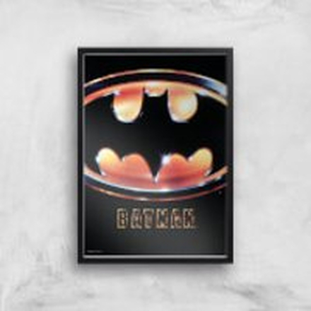 Batman 89 Giclee Art Print - A4 - Wooden Frame