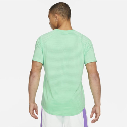 NikeCourt AeroReact Rafa Slam Men's Short-Sleeve Tennis Top - Green