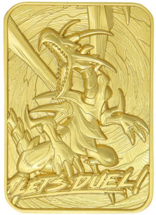 Yu-Gi-Oh! Replica Card Red Eyes B. Dragon (gold plated)