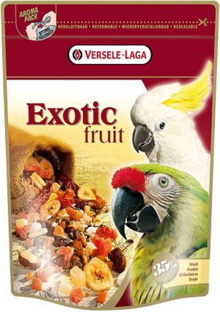 Versele-Laga Exotic Fruit - Obstmischung für Papageien - 2 x 600 g