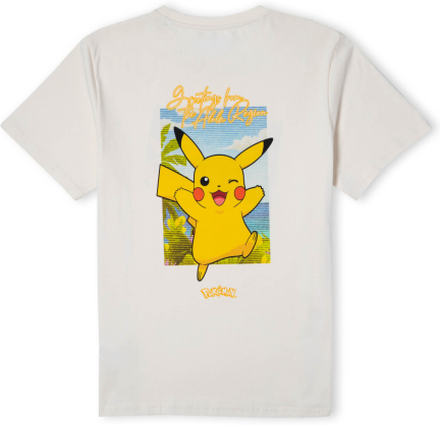 Pokémon Pikachu Exploring The Alola Region Unisex T-Shirt - Cream - M