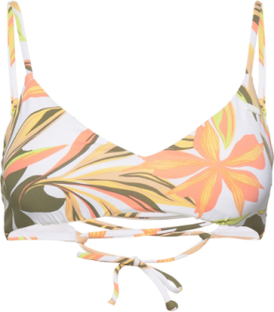 Pt Beach Classics Strappy Bra Swimwear Bikinis Bikini Tops Bandeau Bikinitops Multi/mønstret Roxy*Betinget Tilbud
