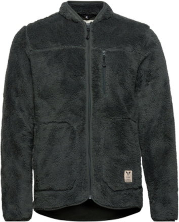 Pine Fleece Jacket Sweat-shirts & Hoodies Fleeces & Midlayers Grønn Fat Moose*Betinget Tilbud