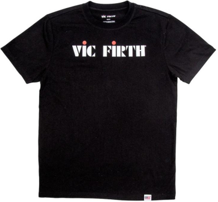 Vic Firth Classic Logo Black Tee - Small