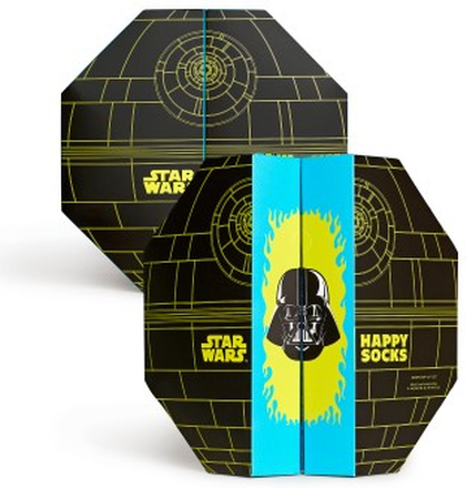 Happy socks Strømper 6P Star Wars Death Star Gift Box Flerfarvet bomuld Str 36/40