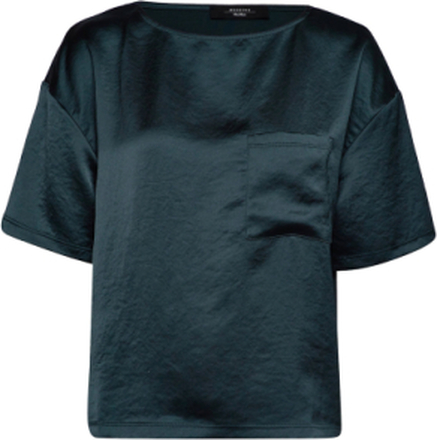 Vetro T-shirts & Tops Short-sleeved Marineblå Weekend Max Mara*Betinget Tilbud
