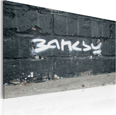 Billede - Banksy: signature 60 x 40 cm