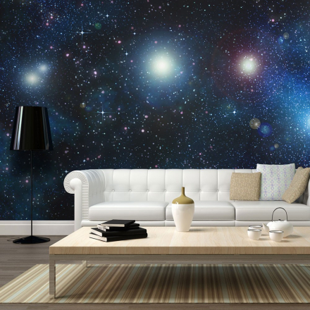 Fototapet - Milliarder af klare stjerner - 350 x 270 cm