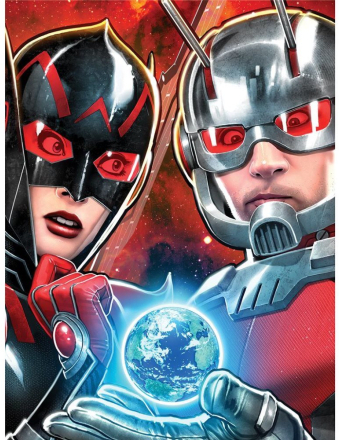 Ant-Man And The Wasp Small World inramad canvas print