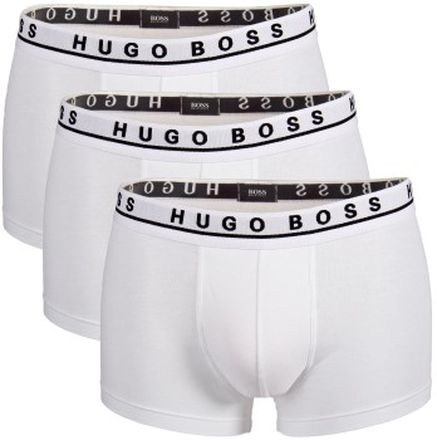 BOSS 3P Cotton Stretch Trunks Hvid bomuld XX-Large Herre