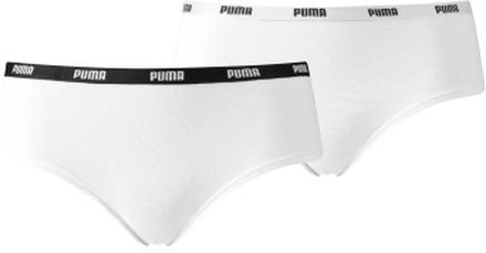 Puma Trusser 2P Iconic Solid Hipster Hvid Large Dame