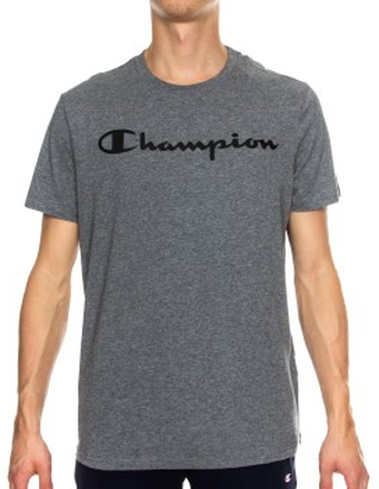 Champion Classics Men Crewneck T-shirt Grå bomuld Medium Herre
