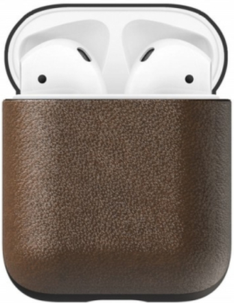 Nomad Airpod Leather Case bruin