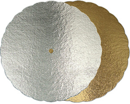 Tårtbricka för tårtställning Silver/Guld Ø 22 cm
