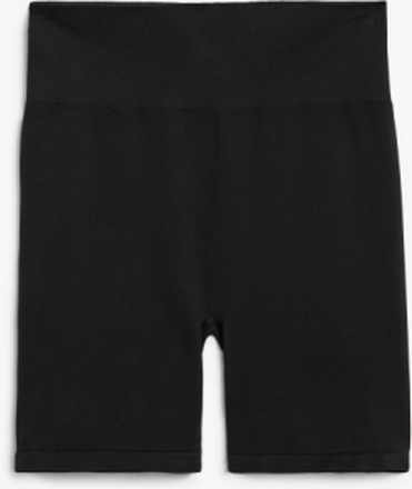 Seamless bike shorts - Black