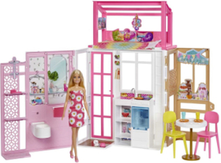 Vacation House Doll And Playset Toys Dolls & Accessories Doll Houses Multi/mønstret Barbie*Betinget Tilbud