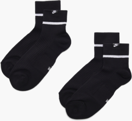 Nike - Essential Sneaker Socks 2 Pack - Sort - XL