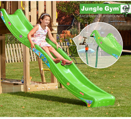 Jungle Gym rutsjebane - 220 cm - Grøn