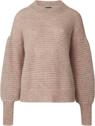 Astrid Alpaca Blend Sweater Pullover Beige Lexington Clothing*Betinget Tilbud