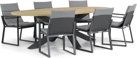 Lifestyle Treviso/Brookline 240 cm ovaal dining tuinset 7-delig
