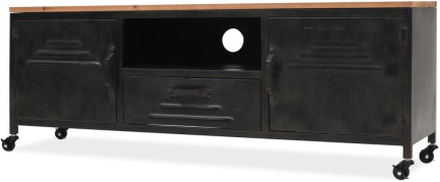 vidaXL TV-kabinett 120x30x43 cm svart