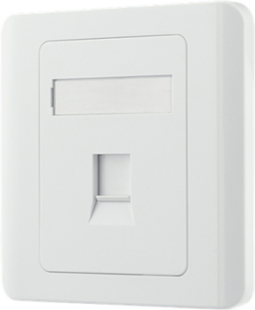 Deltaco Vr-226 Keystone Wall Outlet 1-port White