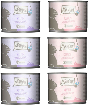 Mixpack MjAMjAM Kitten 6 x 200 g - Mix (2 Sorten)