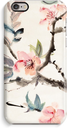 Volledig Geprint iPhone 6 / 6S Hoesje (Glossy) - Japanse bloemen