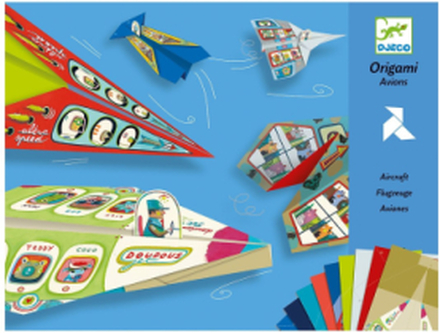 Planes Toys Creativity Drawing & Crafts Craft Craft Sets Multi/mønstret Djeco*Betinget Tilbud