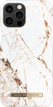 iDeal of Sweden iPhone 12/12 Pro Fashion Case Carrara Gold