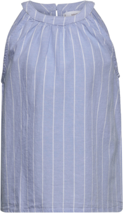 Striped Blouse Tops Blouses & Tunics Blue Mango