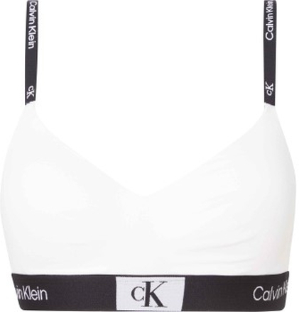 Calvin Klein Bh CK96 String Bralette Hvid bomuld X-Small Dame