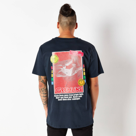 Gremlins Retro Cover Men's T-Shirt - Navy - XXL - Navy