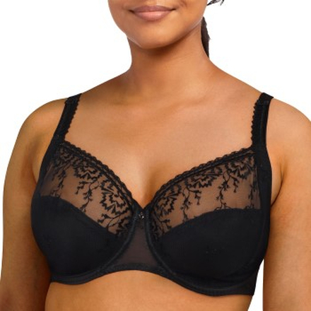 Chantelle BH Every Curve Covering Underwired Bra Svart F 95 Dame