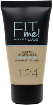 Maybelline Fit Me Matte + Poreless Foundation 124 Soft Sand 30ml