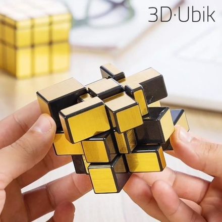 Magiskt 3D Ubik-pussel * Mått: 5,5 x 5,5 x 5,5 cm* Material: plast Funktioner: pussel Innehåll: 1 3D-magisk kub